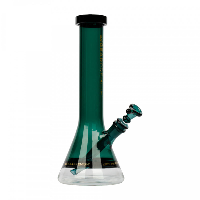 Gear Premium 12" Tall Swank Beaker Tube w/ Black Accents Teal