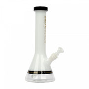 Gear Premium 12" Tall Swank Beaker Tube w/ Black Accents White