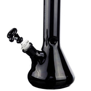 13 inch tall solid black bong