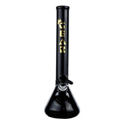 Gear 13" tall solid black beaker tube bong