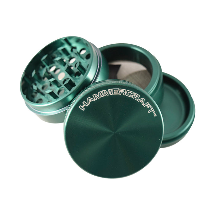 4 piece anodized aluminum grinder with sifter
