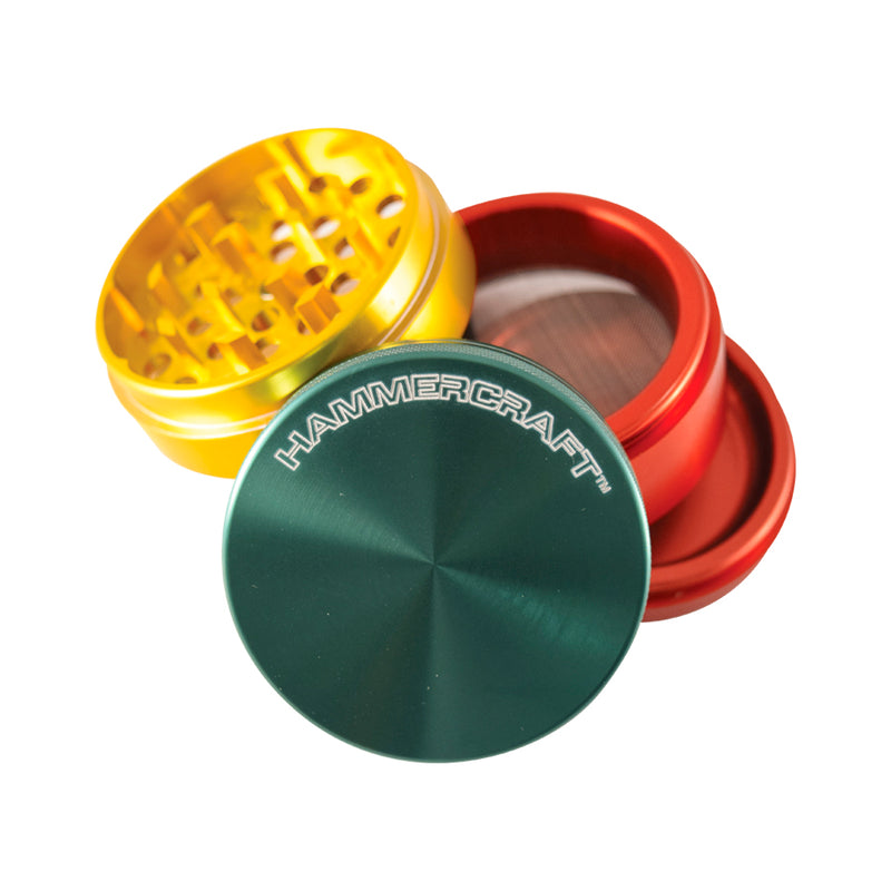 Aluminum Rasta Grinder with Pollinator Hammercraft