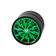 Lime Green Hammercraft Volt Grinder Clear Top 2.5"