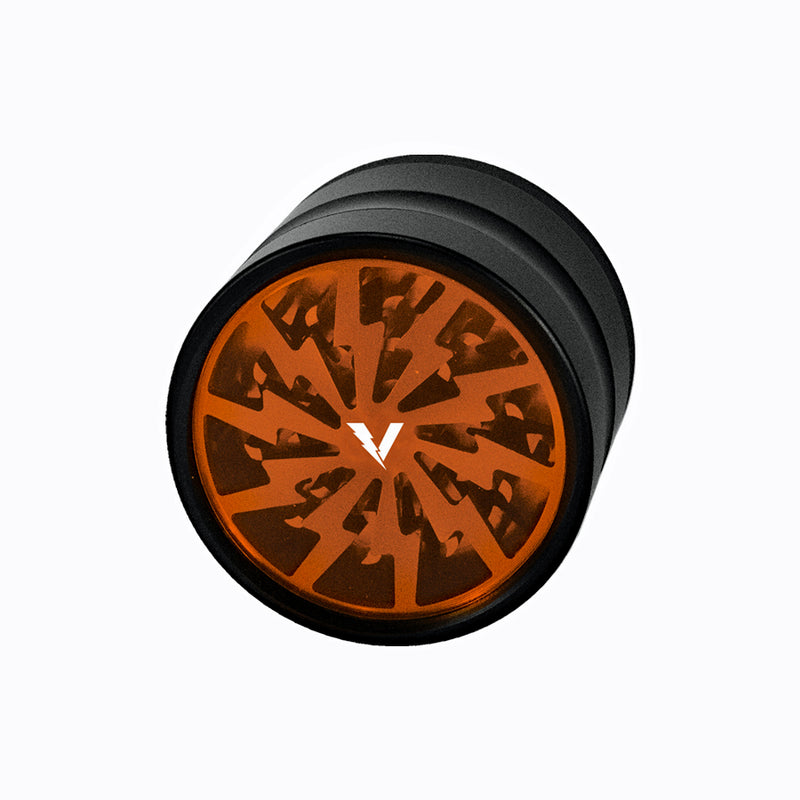 Orange Hammercraft Volt Grinder Clear Top 2.5"