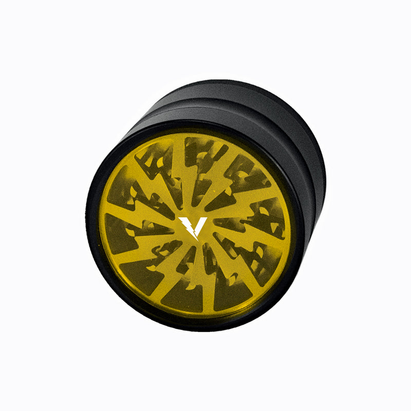 Yellow Hammercraft Volt Grinder Clear Top 2.5"