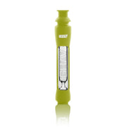 Avocado Green Grav Glass Taster Bat with Silicone Cover