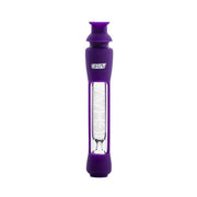 Purple Grav Glass Taster Bat with Silicone Cover