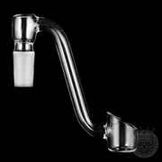 Male Extra Long Drop Down Banger Quartz Glass