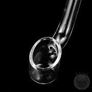 Extra Long Drop Down Banger Quartz Glass Bowl