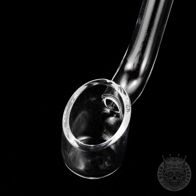 Extra Long Drop Down Banger Quartz Glass Bowl
