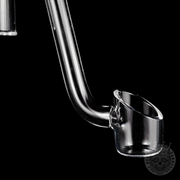 Gear Extra Long Drop Down Banger Quartz Glass