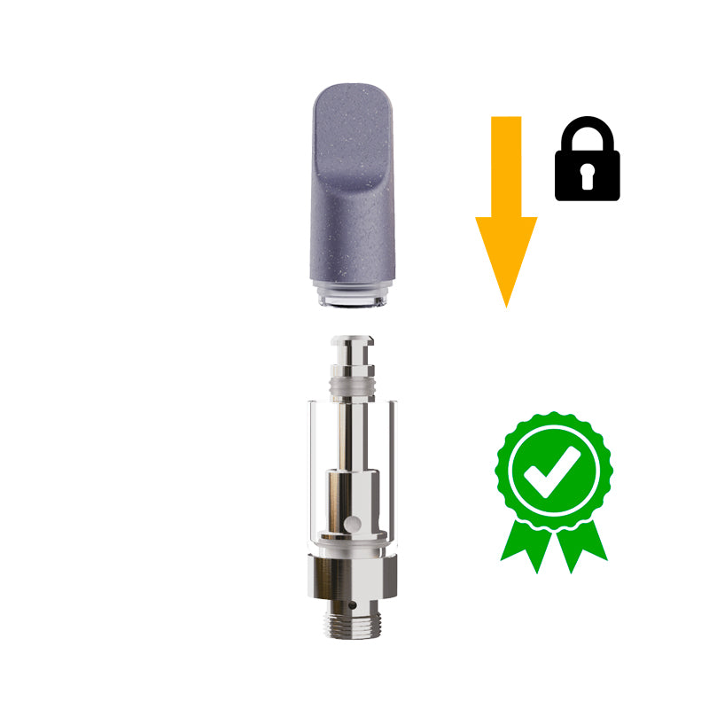 AVEO 0.5ml Cartridges with Grey Hemp Plastic Tip