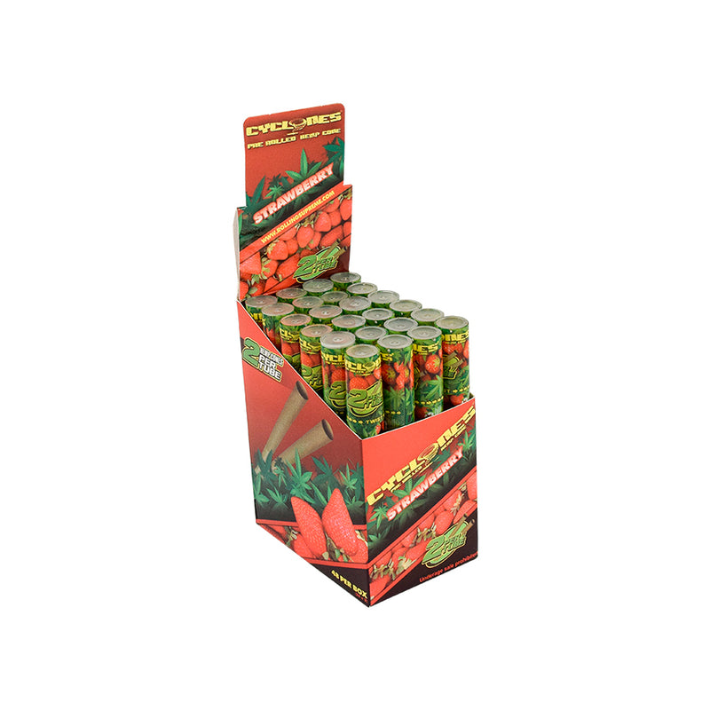 Cyclones Hemp Cones - Strawberry