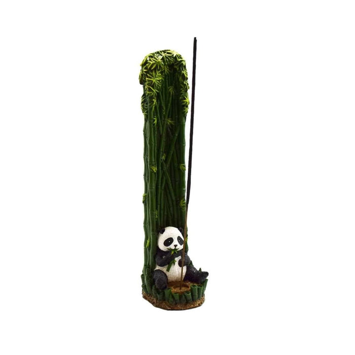 Panda Bamboo Incense Holder