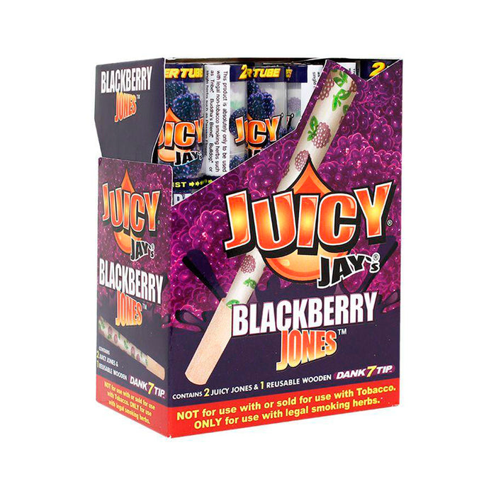 Blackberry Jones Juicy Jays prerolled cones