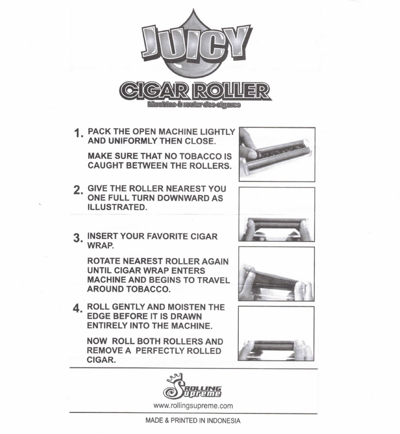 Juicy Jay's 125mm Jumbo Blunt Rolling Machine Head Candy Canada
