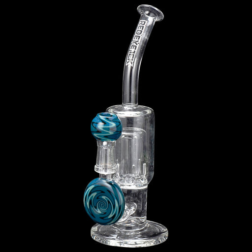 7" Tall Gum Drop Concentrate Bubbler Dab Rig Red Eye Tek Canada