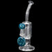 7" Tall Gum Drop Concentrate Bubbler Dab Rig Red Eye Tek Canada