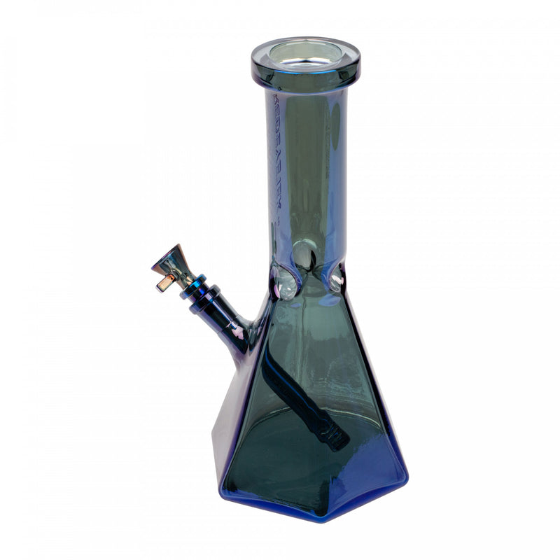 Blue Metallic Beaker Tube Bong by Red Eye Tek Canada
