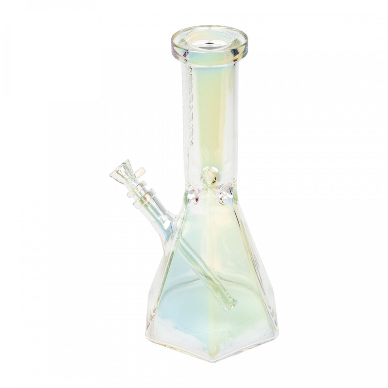 Rainbow Metallic Terminator Finish Hex Beaker Bong by Red Eye Tek Canada