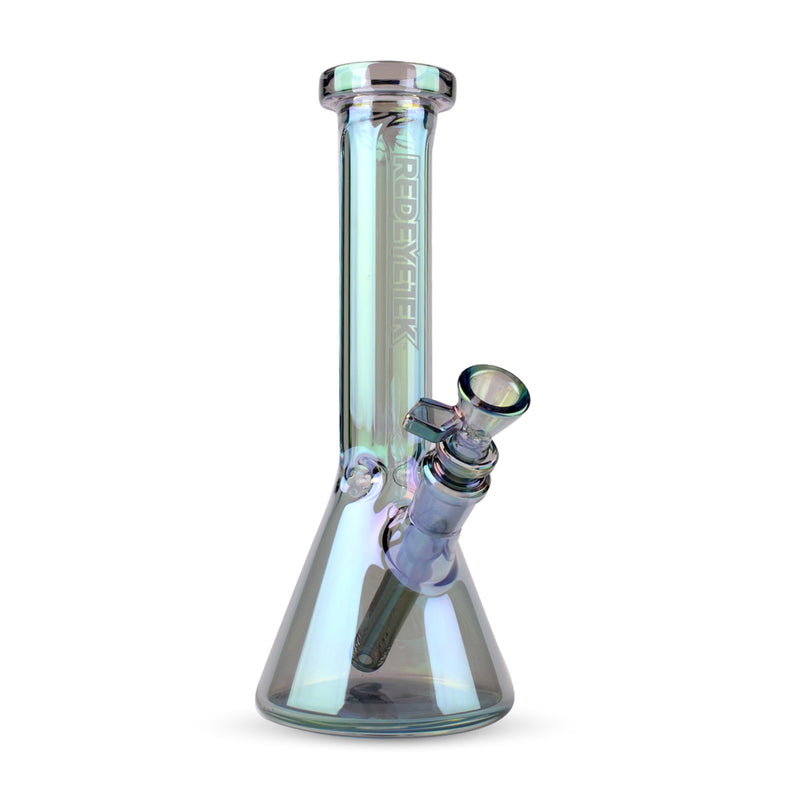 Green Metallic Terminator Finish Hex Top Beaker Tube Bong