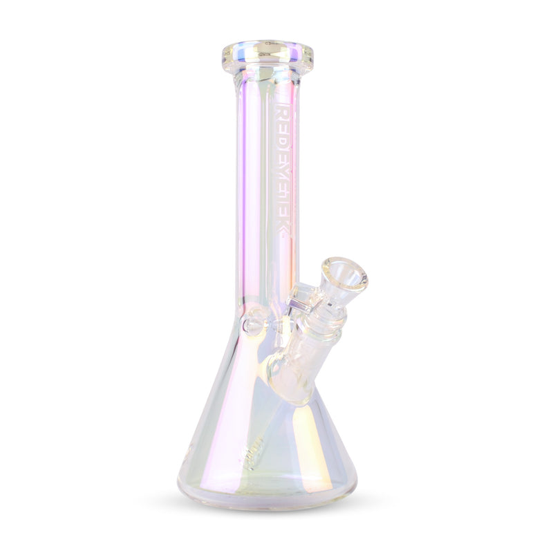 Rainbow Metallic Terminator Finish Hex Top Beaker Tube Bong