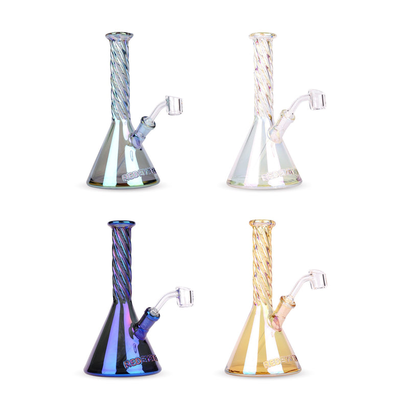 Red Eye Tek Tall Metallic Terminator Finish Vulcan Dab Rig K3107