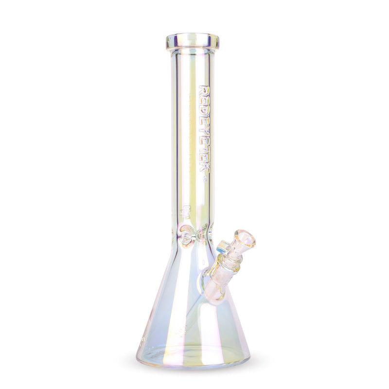 Rainbow 15" 7mm Thick Metallic Terminator Finish Beaker Tube Bong