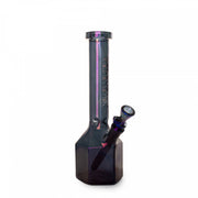 Deep Blue Metallic Finish Waterpipe with Canteen Base 