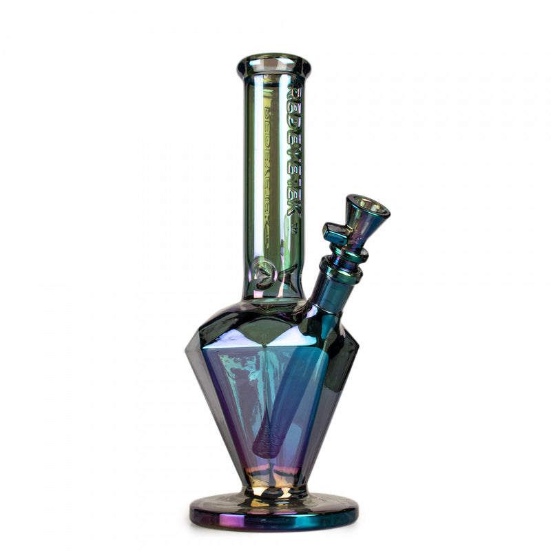 Diamond Shaped Bong with Metallic Finish Canada 