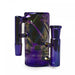 Royal Blue Metallic Finish Twisted 90 Degree Ash Catcher for Waterpipes
