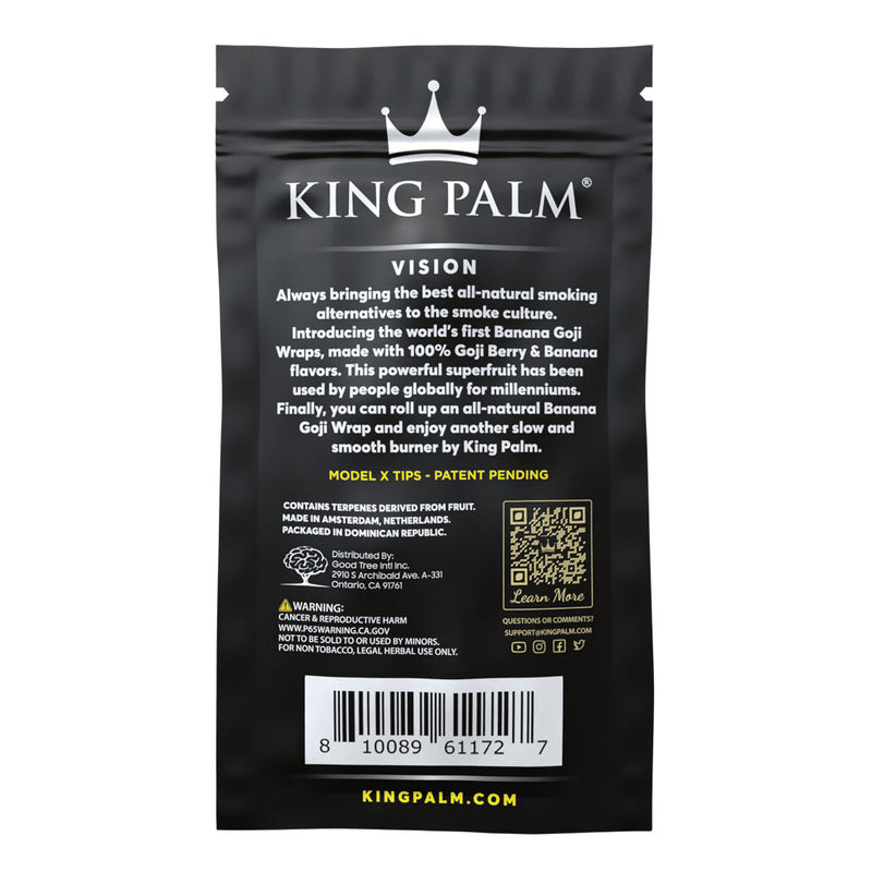 King Palm Goji Wraps - Banana - Pack of 4 Canada