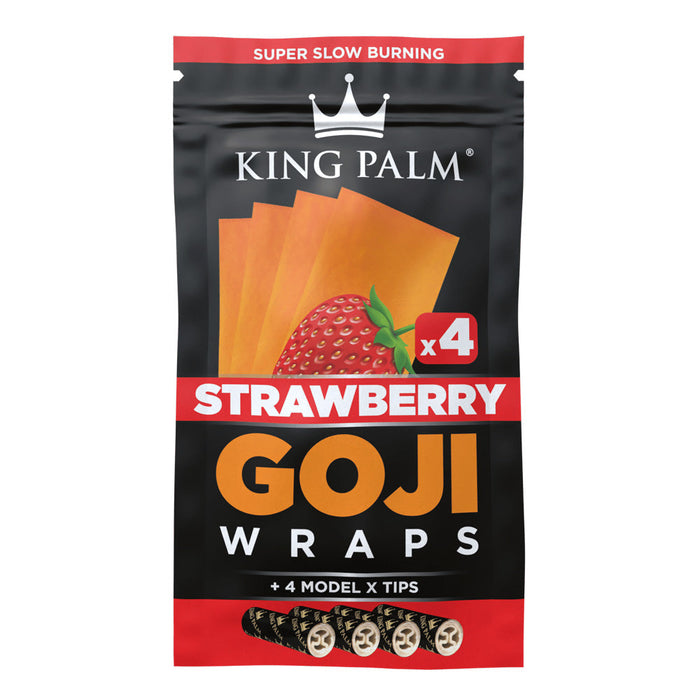 King Palm Goji Wraps - Strawberry - Pack of 4 Canada