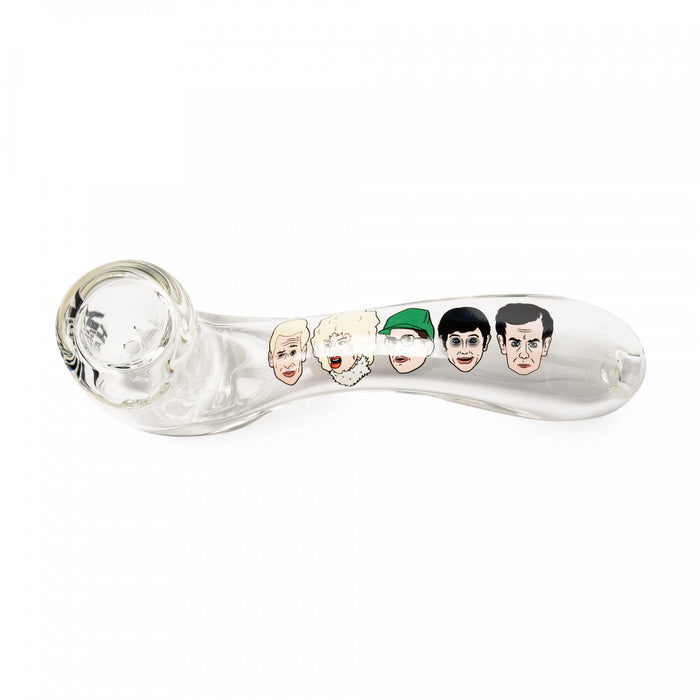 Exclusive Kids in the Hall Glass Smoking Pipe with Character Faces