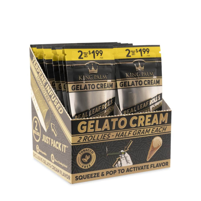 Cases of King Palm Gelato Cream Canada