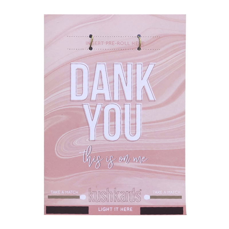 Weed Cannabis Thank you Card Canada