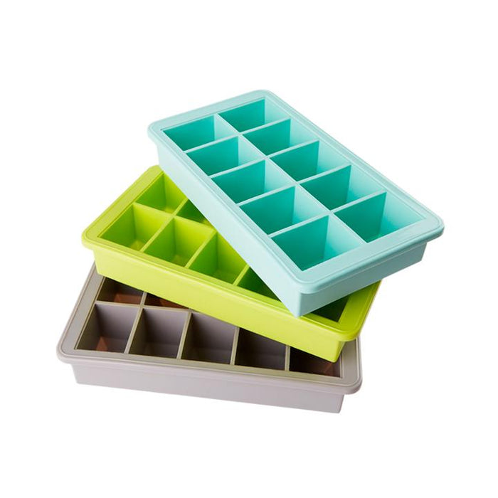 Silicone Tray with Large Cubes