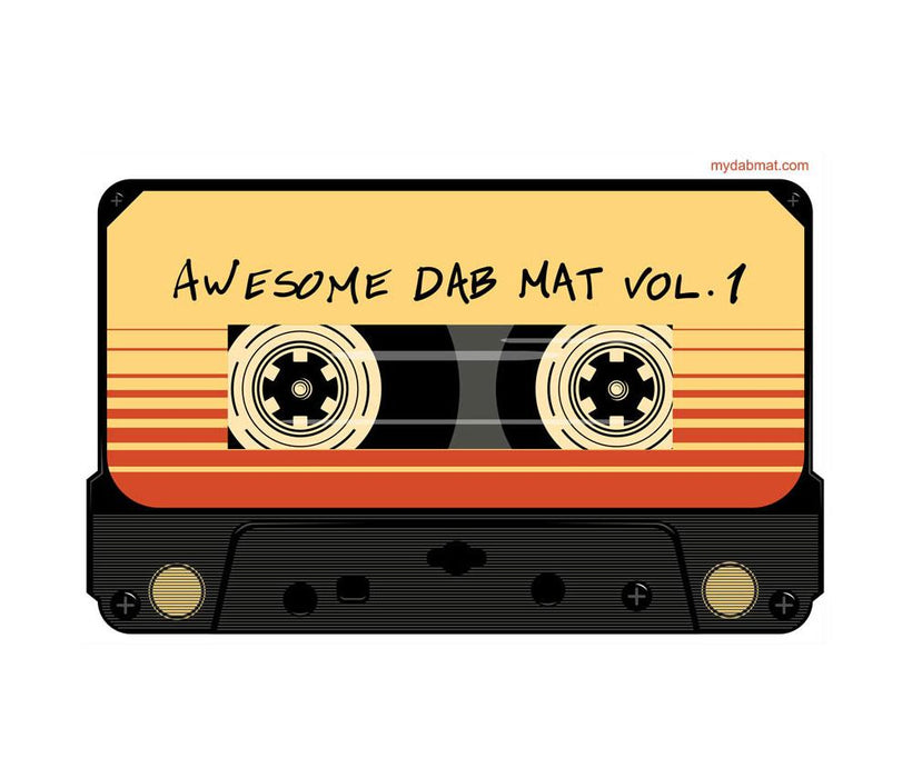 Cassette Mixed Tape Silicone Dab Mat