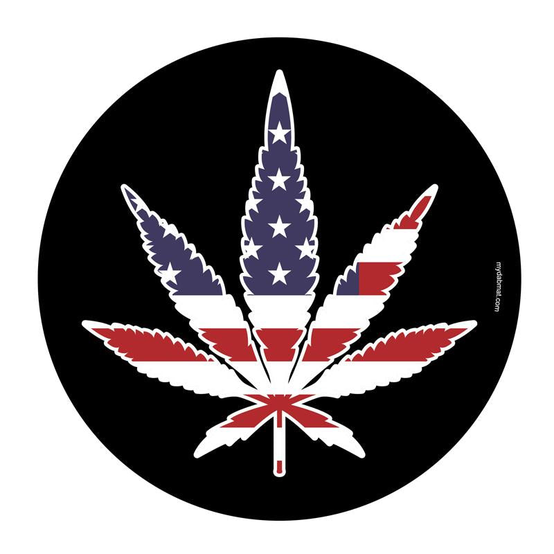American Weed Leaf Silicone Dab Mat