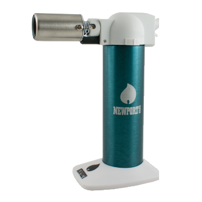 Teal Green refillable Butane Torch Canada Newport Zero 6" 