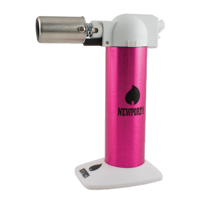 Pink refillable Butane Torch Canada Newport Zero 6" 