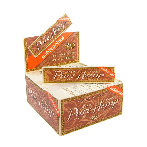 Pure Hemp unbleached rolling papers Canada Kingsize