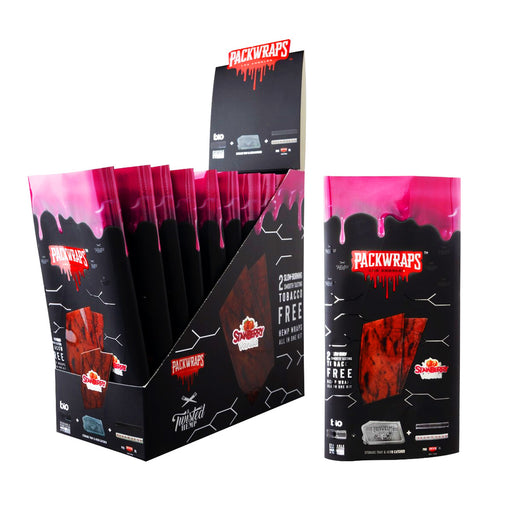 Strawberry Vanilla Packwraps Backwood Hemp Wraps Canada