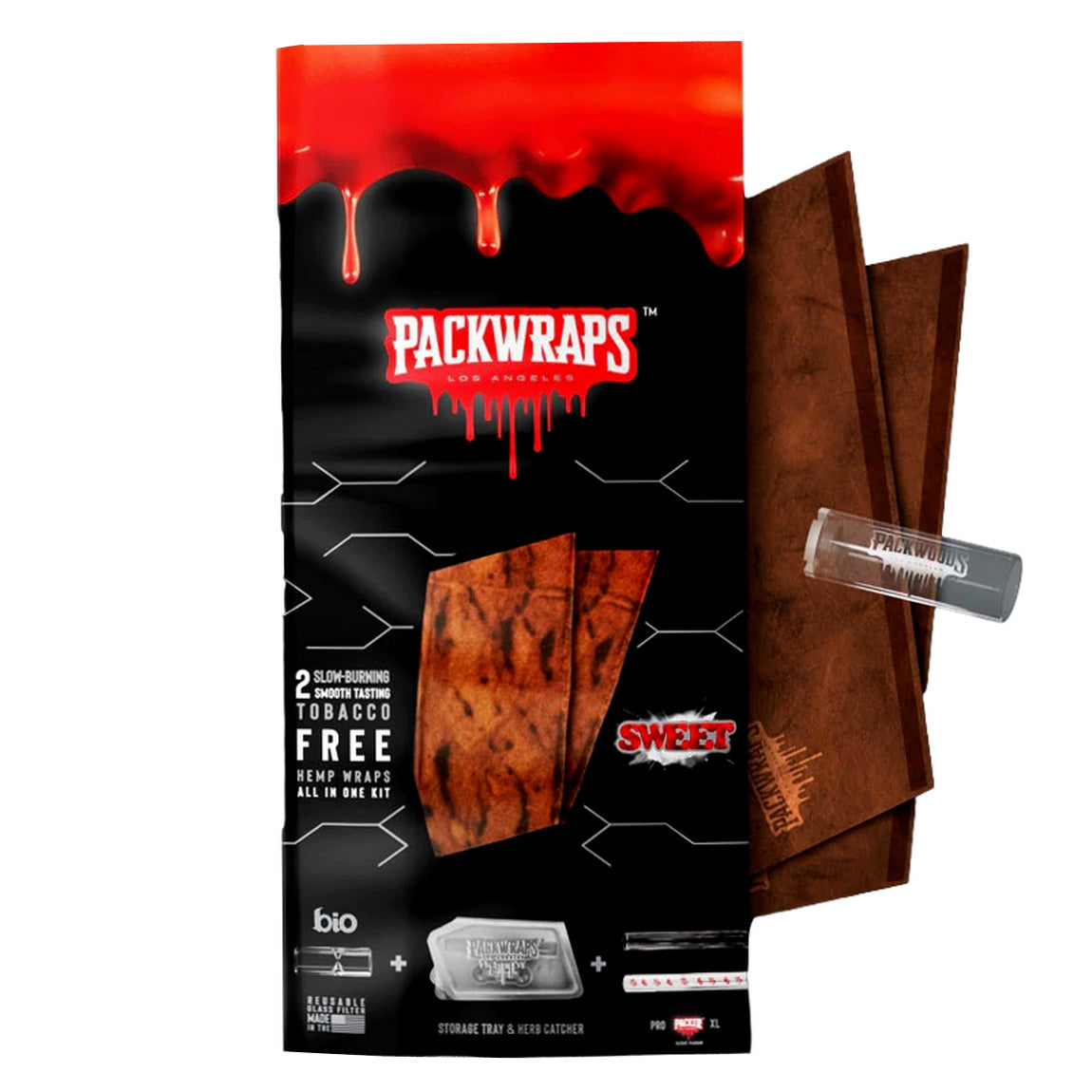 Packwoods Packwraps Hemp Wrap Kit - Sweet | Head Candy