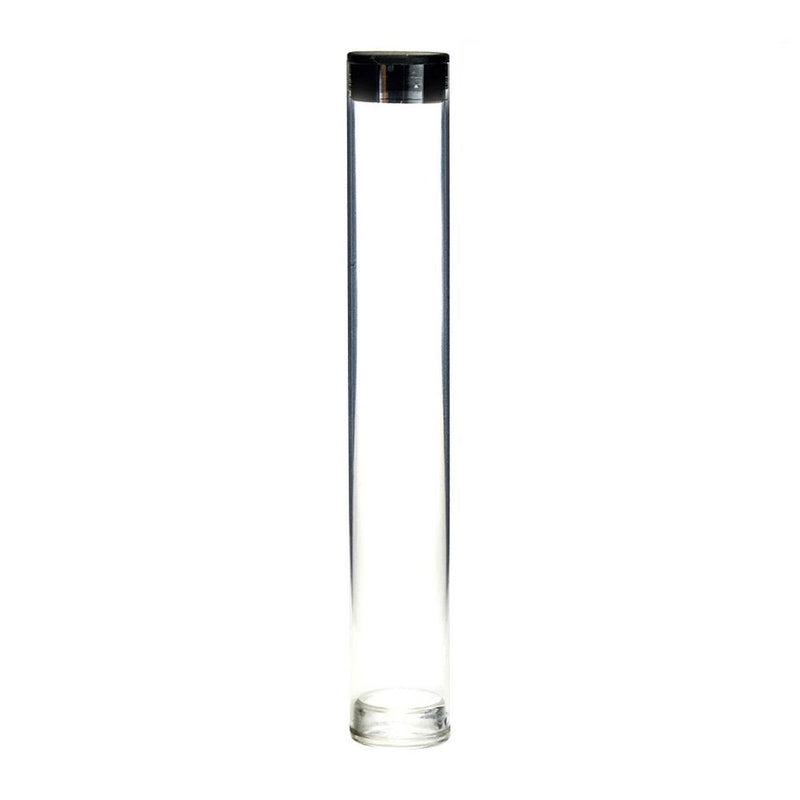 Plastic Tubes for Vape Cartridges Black Cap