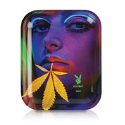 Playboy RYOT Large Rolling Tray Girl with Hemp Leaf Canada