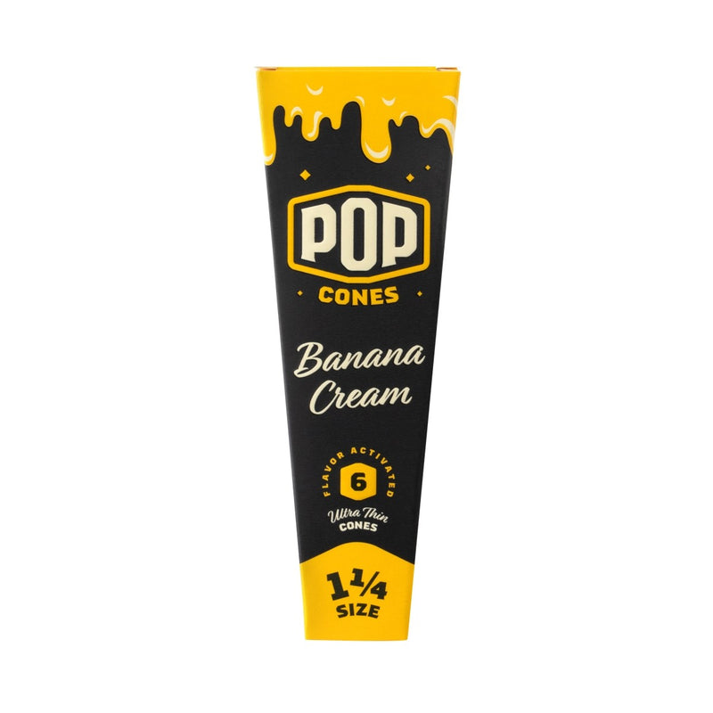 Banana Cream Flavoured Prerolled Pop Cones Canada