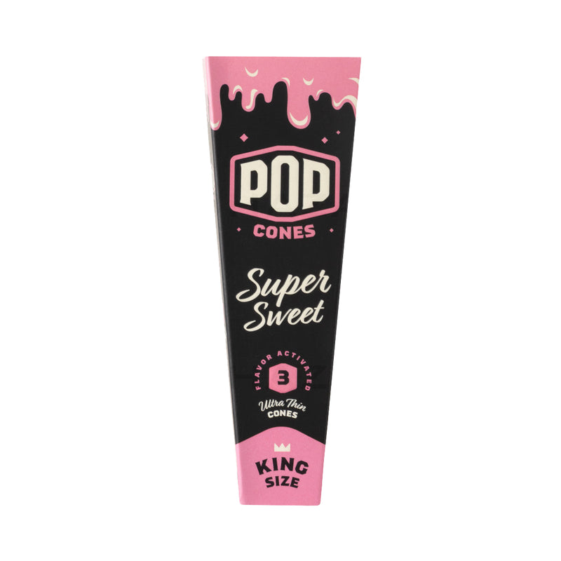 Pop Cones King Size Pre-Rolled Cones - Pack of 3 - Super Sweet