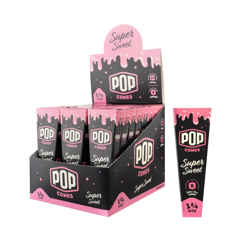 1 1/4 Super Sweet Ultra Thin Prerolled Cones with Flavor Tips