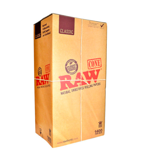 RAW King Size Cones in Bulk Canada 1400 Cone Box